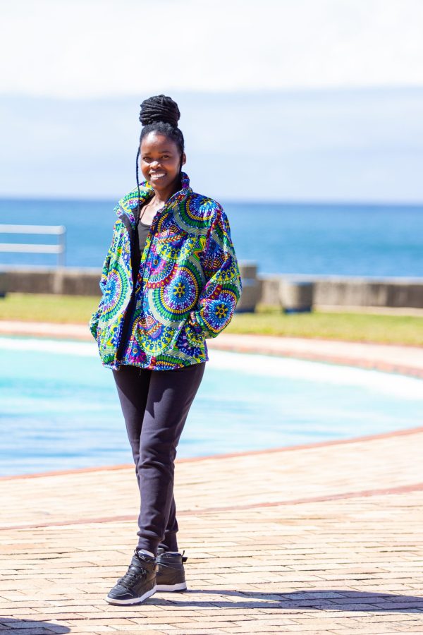 Unise- Zium Afrcan Print Winter Parka Jacket