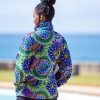 Unise- Zium Afrcan Print Winter Parka Jacket