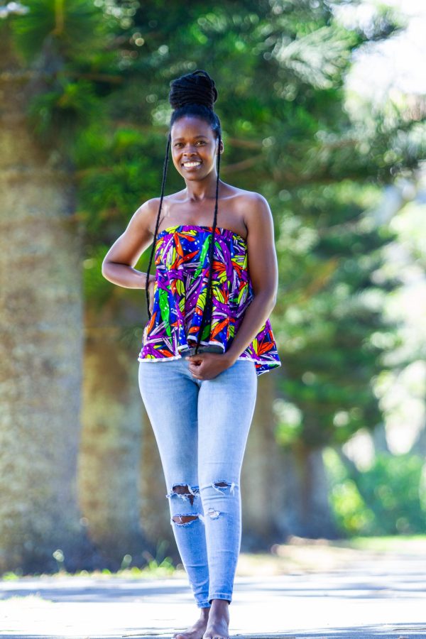 Women's Floral Peplum Top