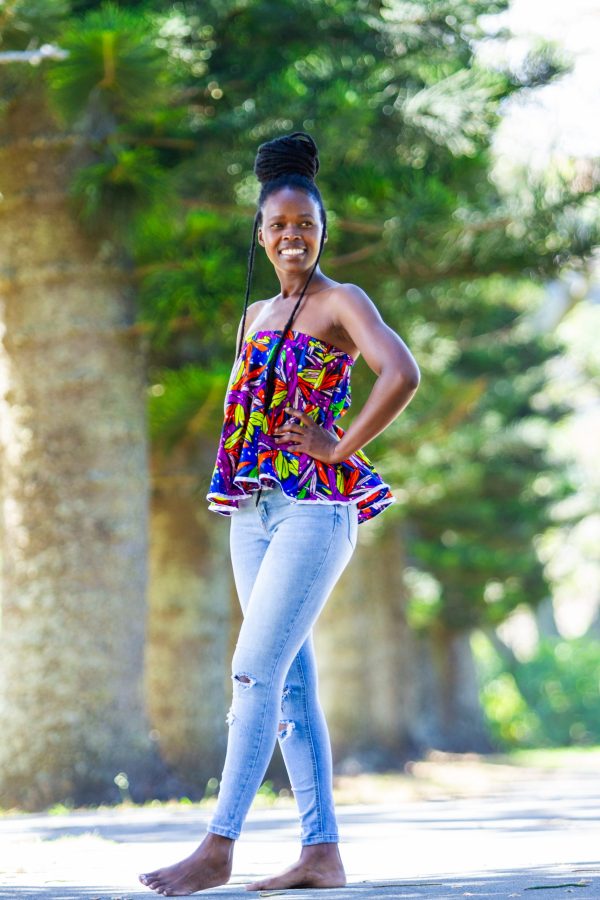 Women's Floral Peplum Top