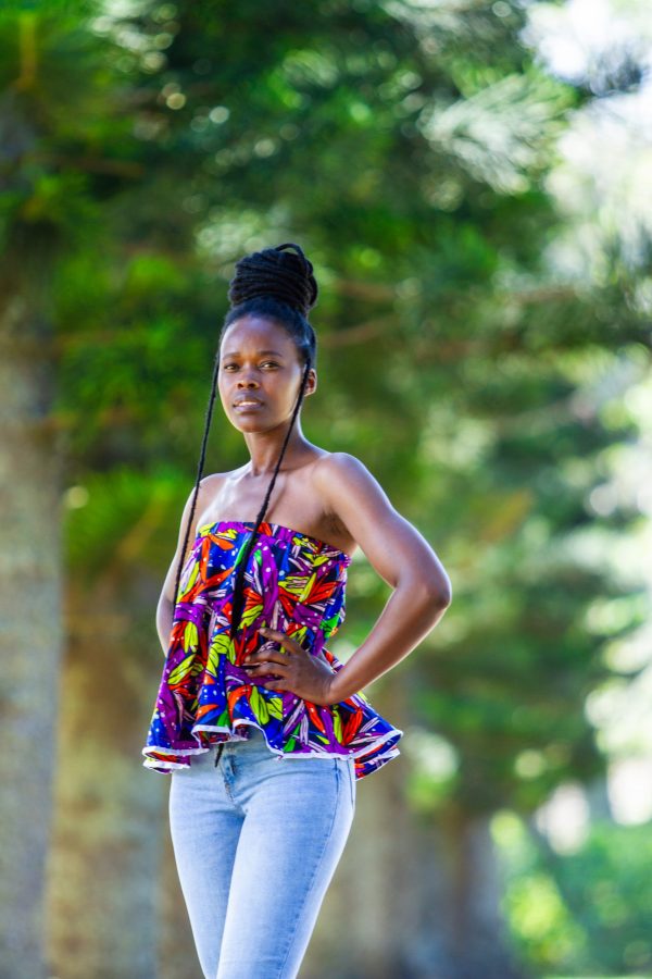 Women's Floral Peplum Top